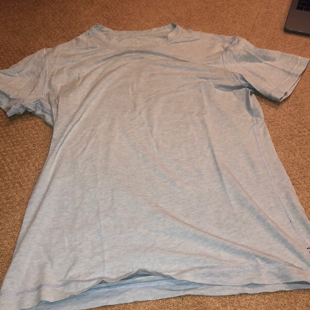 light grey/blue lululemon T-Shirt